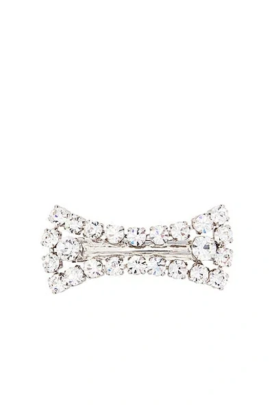 ALESSANDRA RICH CRYSTAL BOW HAIR CLIP