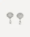 Alessandra Rich Crystal Drop Earrings In Pattern