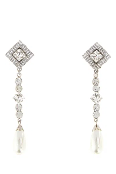 ALESSANDRA RICH ALESSANDRA RICH CRYSTAL DROP EARRINGS