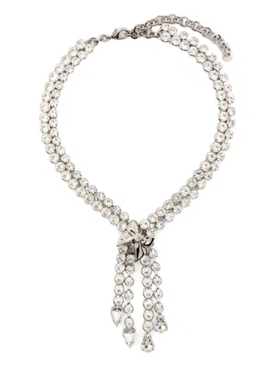 ALESSANDRA RICH CRYSTAL-EMBELLISHED NECKLACE