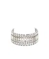 Alessandra Rich Crystal-embellished Choker In White