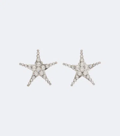 Alessandra Rich Crystal-embellished Earrings In Gold