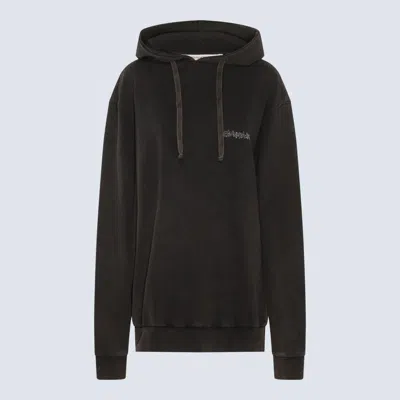 Alessandra Rich Dark Grey Multicolour Cotton Sweatshirt