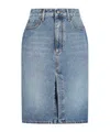 Alessandra Rich Denim Skirt