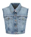 Alessandra Rich Cropped Waistcoat