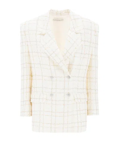 ALESSANDRA RICH ALESSANDRA RICH DOUBLE BREASTED TWEED JACKET