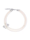 ALESSANDRA RICH DOUBLE PEARL NECKLACE