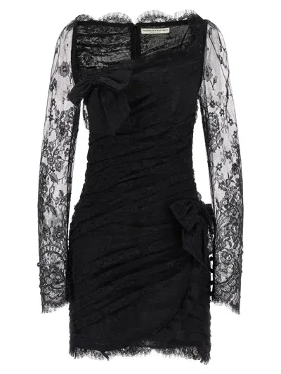 ALESSANDRA RICH ALESSANDRA RICH DRAPED DRESS.