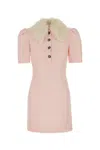 Alessandra Rich Sequined Collared Tweed Minidress