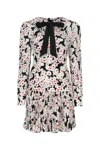 Alessandra Rich Mini Dress In Black