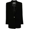 Alessandra Rich Tweed Blazer In Black