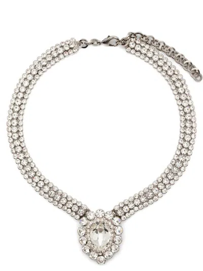 ALESSANDRA RICH ALESSANDRA RICH DROP STONE NECKLACE