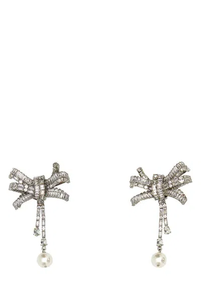 Alessandra Rich Earrings In Silver