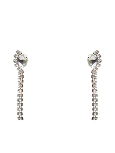 Alessandra Rich Earrings In Cry Silver