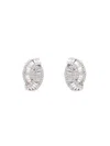 ALESSANDRA RICH ALESSANDRA RICH EARRINGS WITH CRYSTAL SHELL