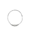 Alessandra Rich Crystal Choker Accessories In Gray