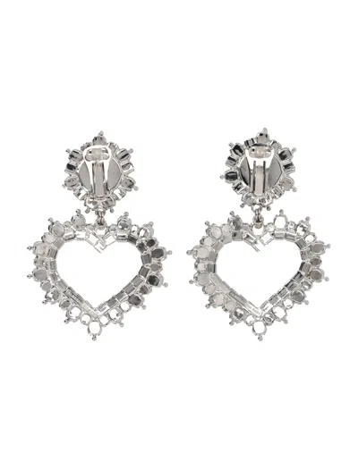 Alessandra Rich Embellished Metal Earrings