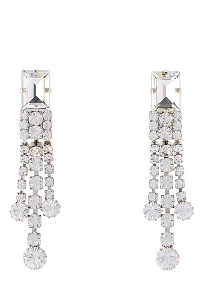 Alessandra Rich Embellished Metal Earrings