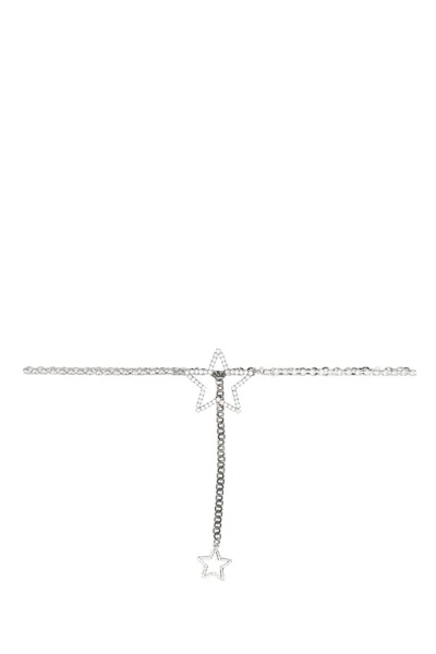 Alessandra Rich Embellished Metal Star Belt
