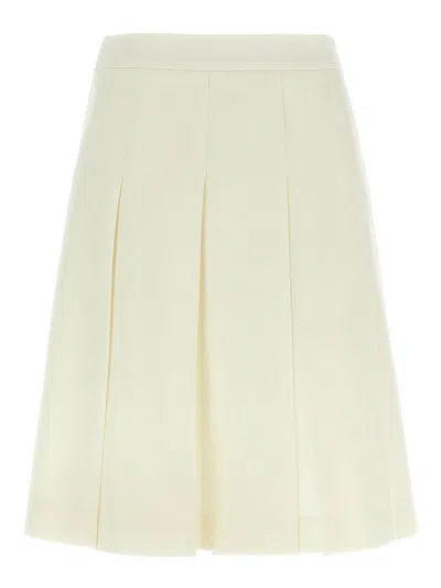ALESSANDRA RICH FALDA SEMILARGA - BLANCO