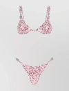 ALESSANDRA RICH FLORAL PRINT BIKINI WITH UNDERWIRE AND ADJUSTABLE STRAPS
