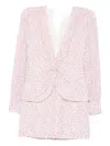 Alessandra Rich Floral-print Minidress - Women's - Polyester/silk