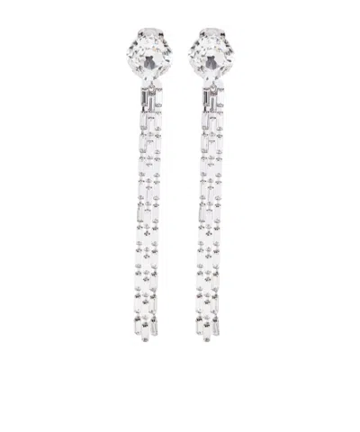 ALESSANDRA RICH ALESSANDRA RICH EMBELLISHED FRINGED EARRINGS