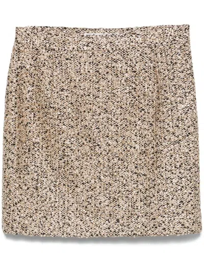 ALESSANDRA RICH GLITTERY MINI SKIRT
