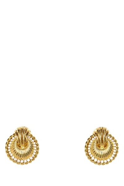 ALESSANDRA RICH GOLDEN SHELL EARRINGS