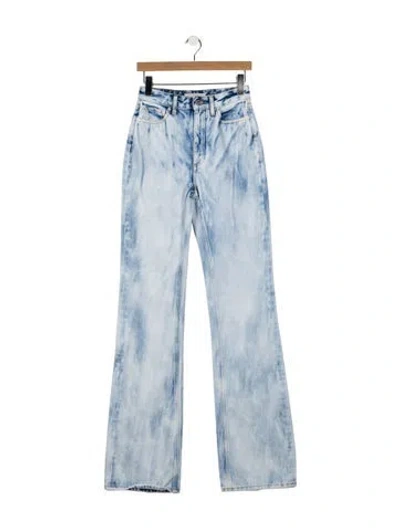 Pre-owned Alessandra Rich High-rise Flared Jeans In Blue