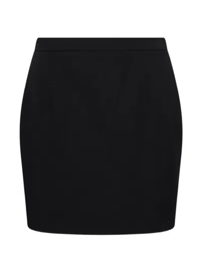 Alessandra Rich High-waisted Mini Skirt In Black