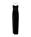 Alessandra Rich Hollowed Out Dress Dress In Black