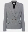 Alessandra Rich Houndstooth Wool-blend Jacket In Multicoloured