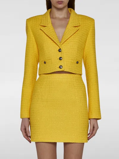Alessandra Rich Jacket  Woman Color Yellow