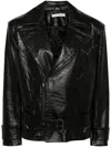 ALESSANDRA RICH JACKET WITH CROCODILE EFFECT