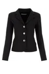 Alessandra Rich Coatblack In Black