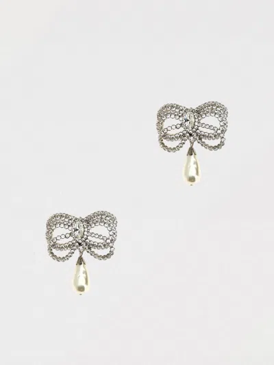 Alessandra Rich Jewel Woman  In Brown