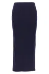Alessandra Rich Knitted Pencil Skirt In Black