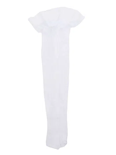 Alessandra Rich Lace Stockings In White