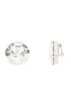 ALESSANDRA RICH ALESSANDRA RICH LARGE CRYSTAL CLIP-ON EARRINGS