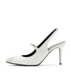 Alessandra Rich Logo High Heels In White