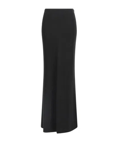 ALESSANDRA RICH CREPE MAXI SKIRT