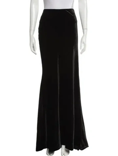 Pre-owned Alessandra Rich Long Skirt W/ Tags In Black