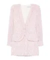 Alessandra Rich Floral-print Minidress - Women's - Polyester/silk
