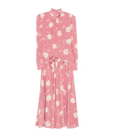 ALESSANDRA RICH LONG SLEEVE DRESS