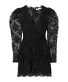 Alessandra Rich Long-sleeved Dress In Black