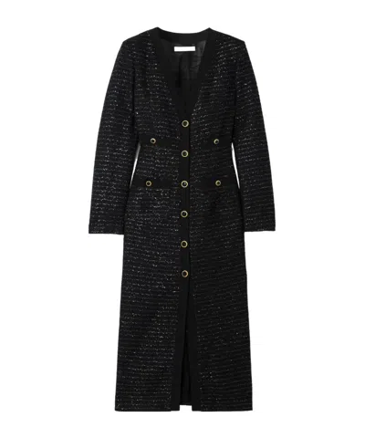 ALESSANDRA RICH LONG-SLEEVED DRESS