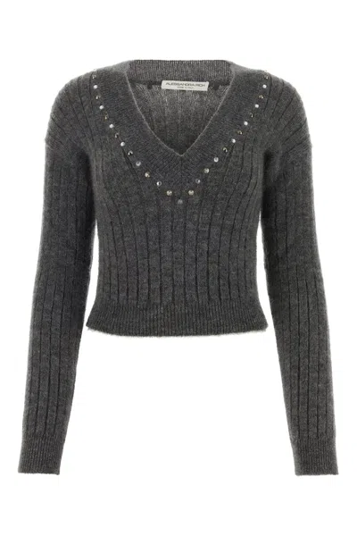 Alessandra Rich Maglia In Greymelange