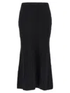 Alessandra Rich Maxi Wool Skirt