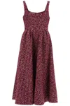 Alessandra Rich Sequin-embellished Tweed Mini Dress In Purple